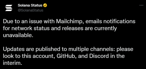 Mailchimp отключил аккаунт Solana Foundation из-за несанкционированного доступа