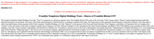 Franklin Templeton присоединяется к гонке за запуск спотового биткоин-ETF